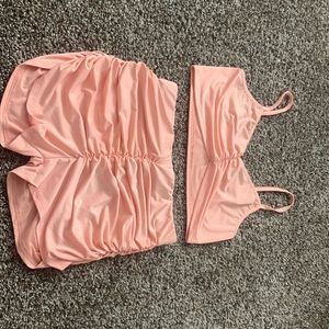 Super cute peach set from BADDIEVILLE on Instagram